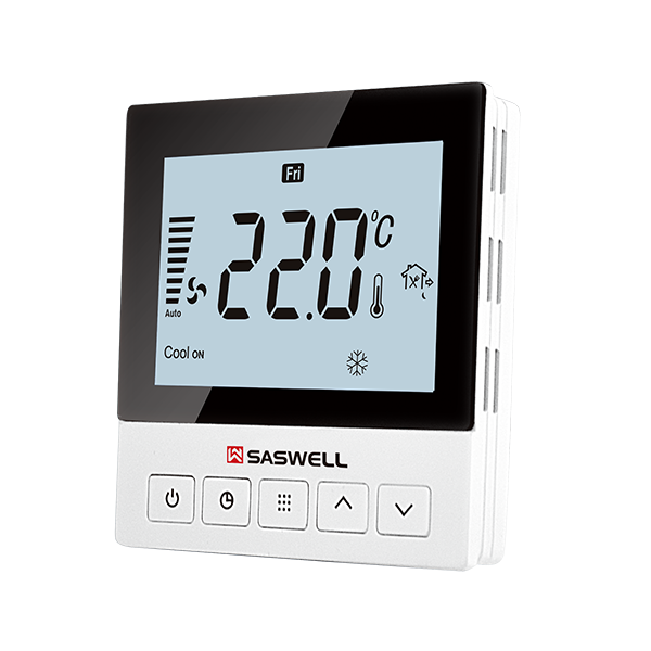 Programmable AC Thermostat – Righ Side View