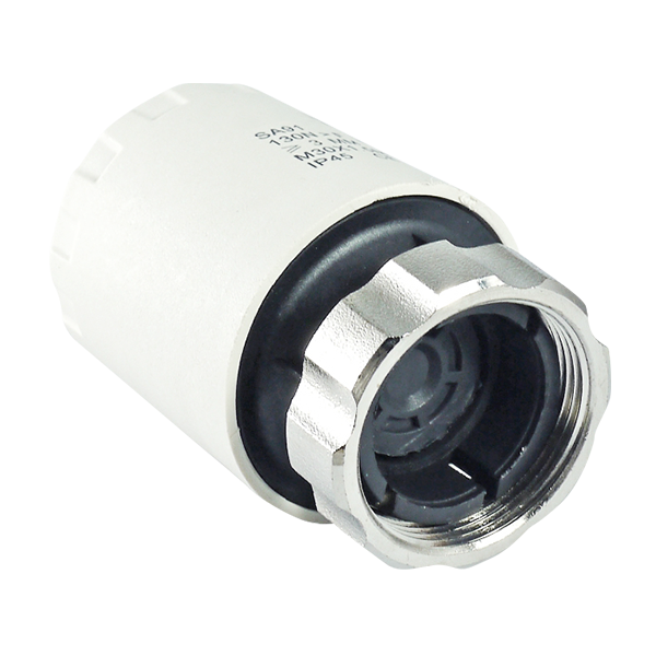Profile view of NO electro-thermal actuator showing compact size