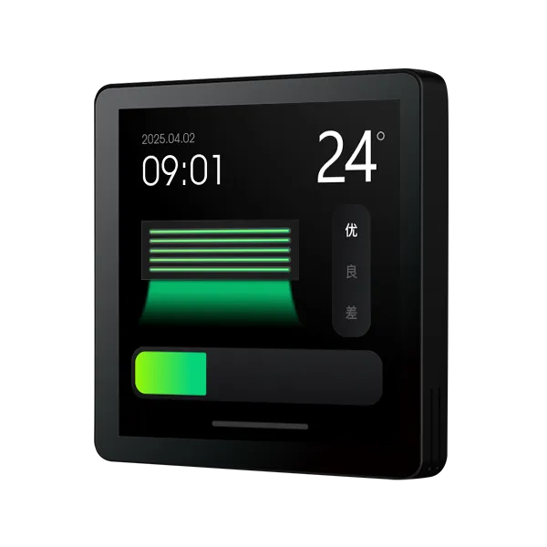 SASWELL IAQ Controller Side View, showing slim profile