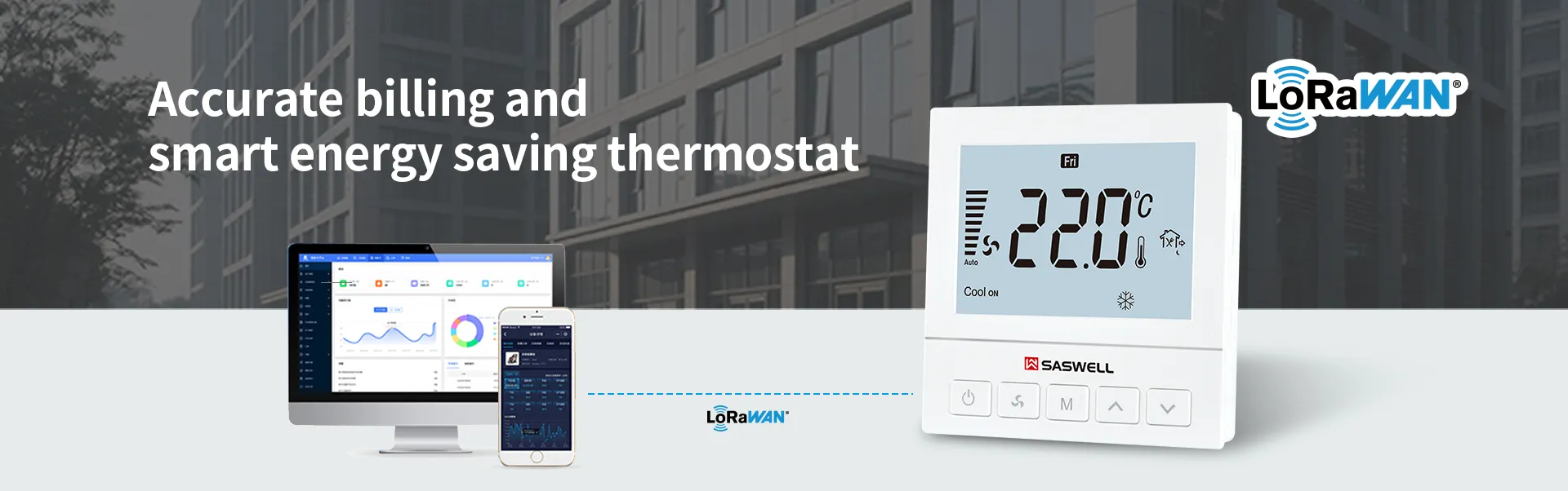 Multi-Tenant Office with LoRaWAN FCU Deployment