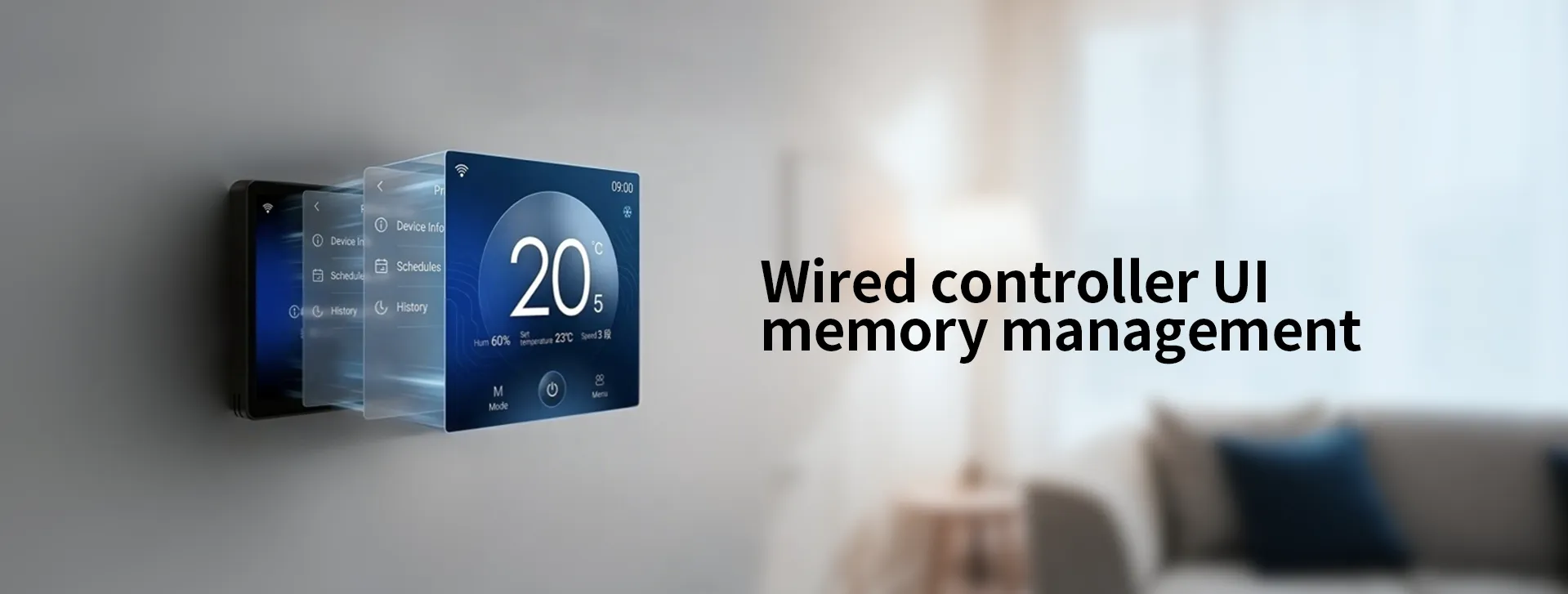 wired controller UI memory management