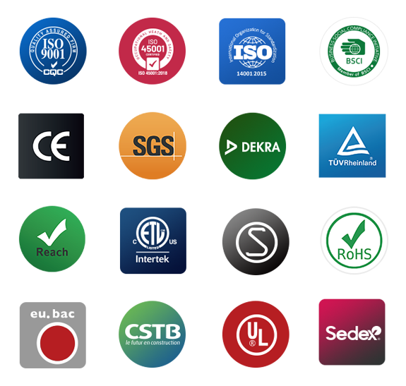 Global compliance certifications including CE, UKCA, FCC, RoHS and REACH for hydronic thermostats 
