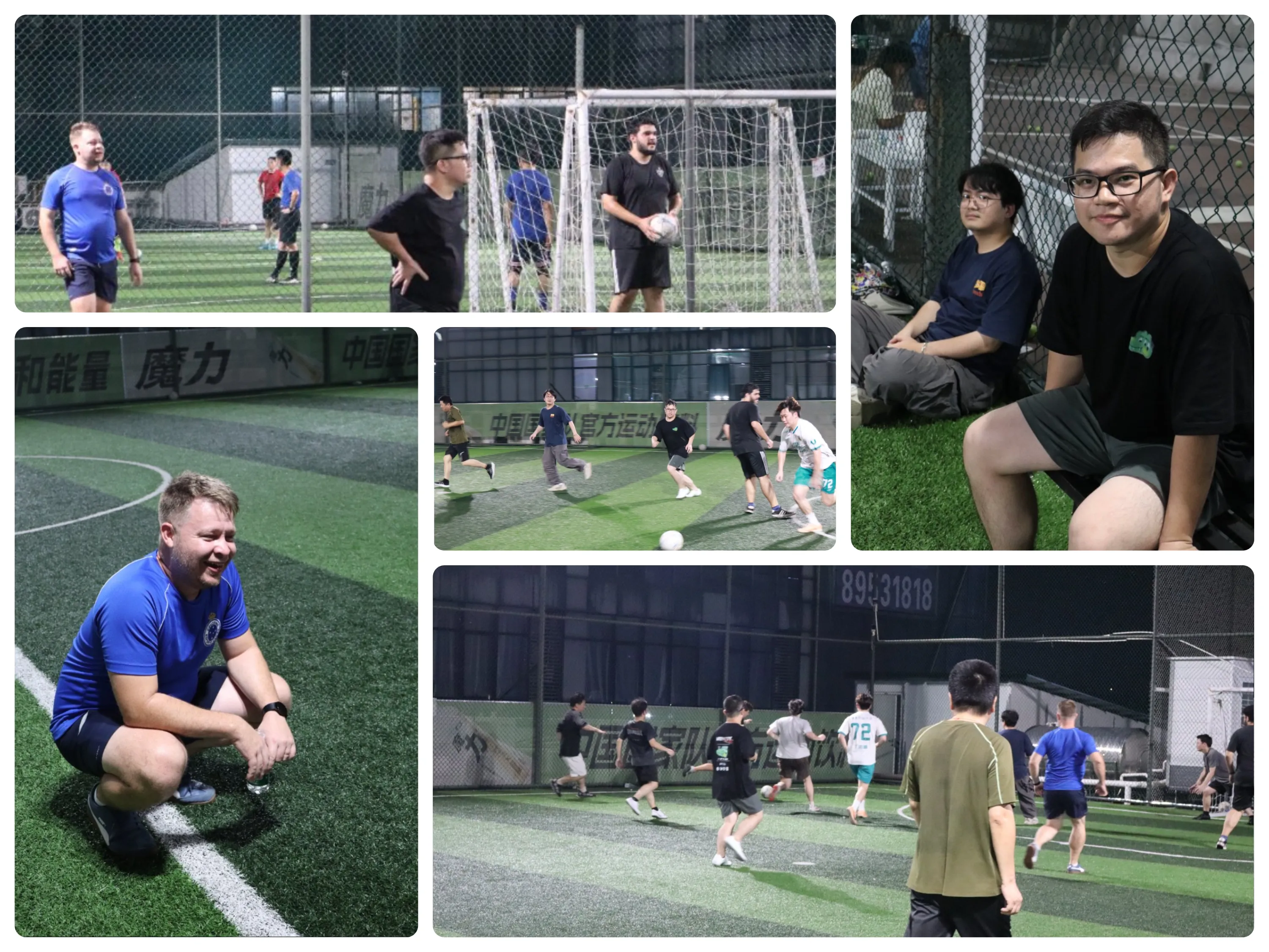 Collage of football moments showing goals, celebrations, and teamwork on the pitch.