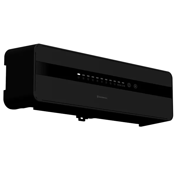 Left side view of SCU217 8-zone cascading wireless wiring center