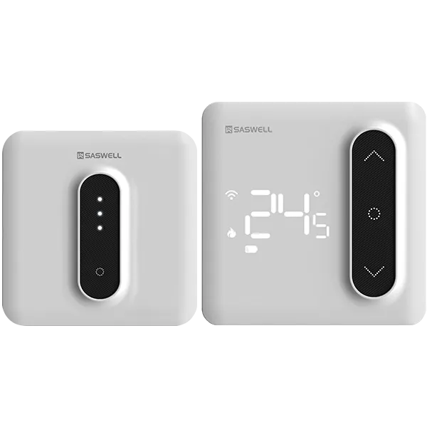SAS936WHB Matter‑enabled boiler thermostat kit product display