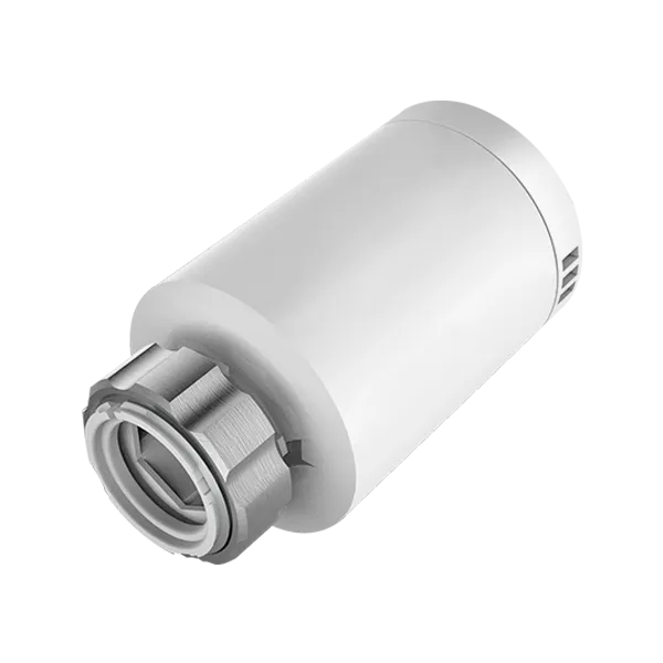 Bottom view of SEA801 Wi-Fi smart thermostatic radiator valve